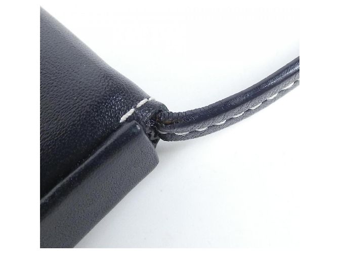 Borsa pouch Loewe in vitello nero - vista 7