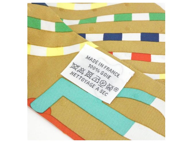 Hermès Twilly Hermes BOUCLERIE MODERNE Plumety Marrone Blu - vista 4