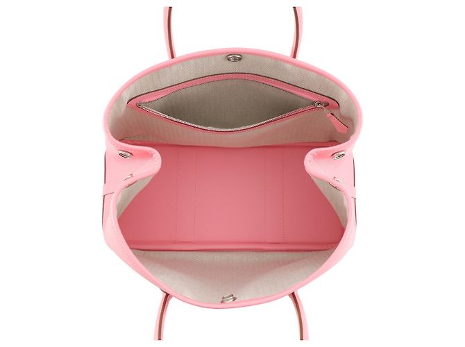Hermès Borsa Tote Hermes Garden TPM Rosa - vista 5