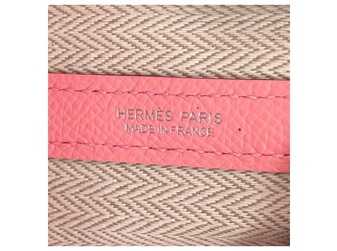Hermès Borsa Tote Hermes Garden TPM Rosa - vista 9