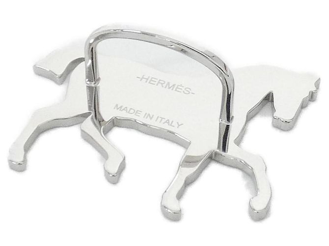 Hermès Hermes CHEVAL A LA COUVERTURES Scarf Ring Black Blue - view 2