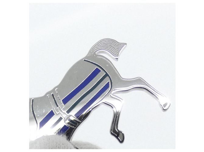 Hermès Hermes CHEVAL A LA COUVERTURES Scarf Ring Black Blue - view 4