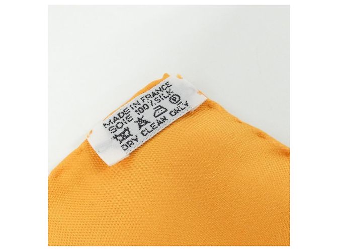 Hermès Carré Hermes CONFIDENTS DES COEURS Arancione - vista 4
