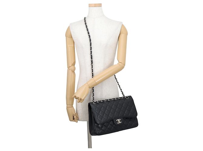 Borsa a tracolla con catena Chanel Matelassé Nero - vista 5