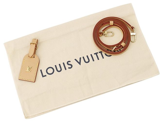 Bolso Louis Vuitton Monogram Mini Boite Chapeau Castaño Beige - vista 13