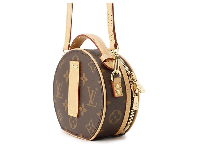 Bolso Louis Vuitton Monogram Mini Boite Chapeau Castaño Beige - vista 2