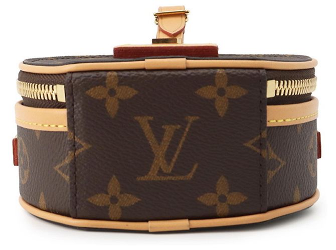 Bolso Louis Vuitton Monogram Mini Boite Chapeau Castaño Beige - vista 3