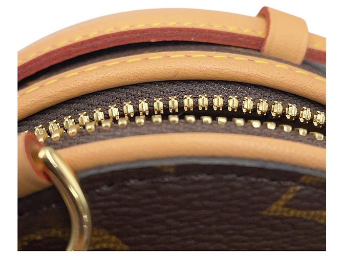 Bolso Louis Vuitton Monogram Mini Boite Chapeau Castaño Beige - vista 8