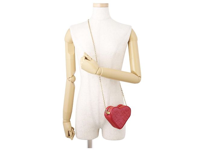 Bolso de hombro Louis Vuitton Monogram Roja - vista 4