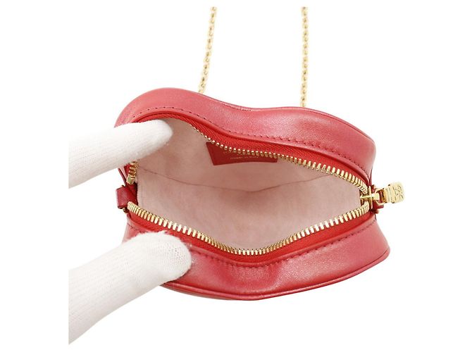 Bolso de hombro Louis Vuitton Monogram Roja - vista 5