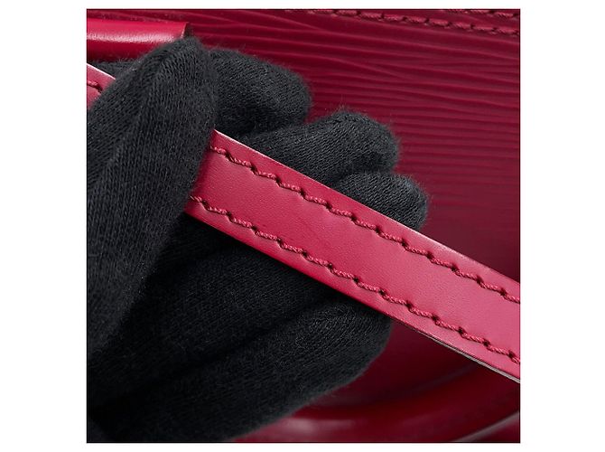 Louis Vuitton Alma BB Epi Handtasche Fuschia - Ansicht 14