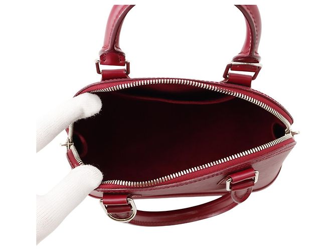 Louis Vuitton Alma BB Epi Handtasche Fuschia - Ansicht 6