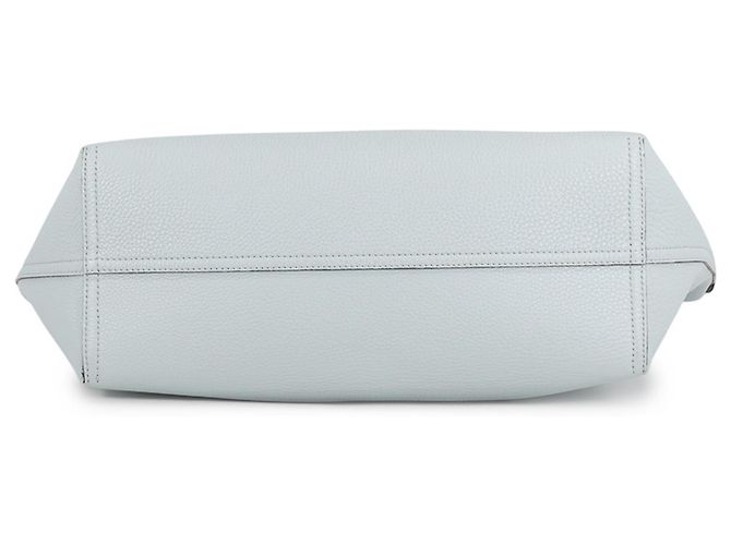 Fendi Selleria Leder-Tote-Bag Hellblau - Ansicht 3