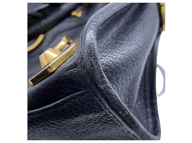 Borsa a tracolla Balenciaga Classic Metallic Edge Mini City Nero - vista 7