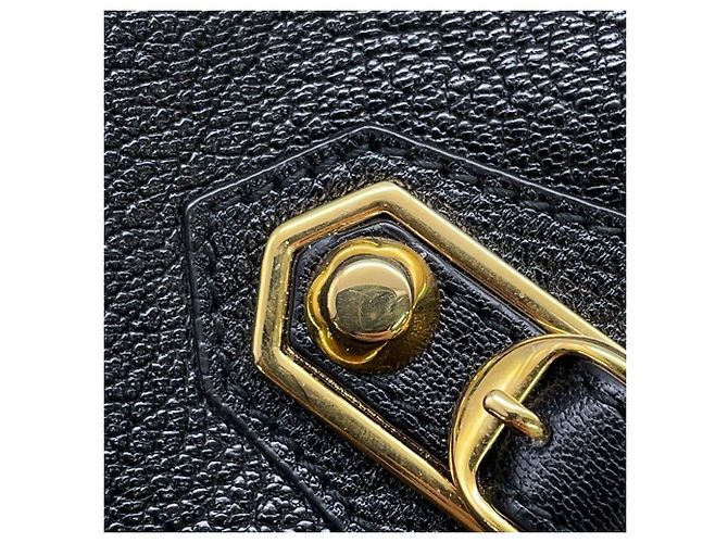 Borsa a tracolla Balenciaga Classic Metallic Edge Mini City Nero - vista 9
