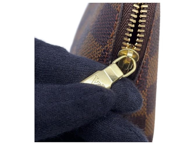 Louis Vuitton Damier Ebene Pochette Tic PM Roja - vista 5