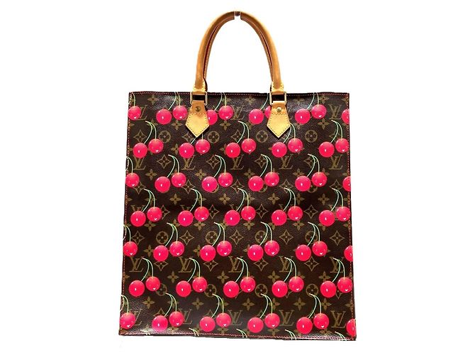Saco Tote Louis Vuitton Monogram Cherry Sac Plat Marrom Monograma - vista 2
