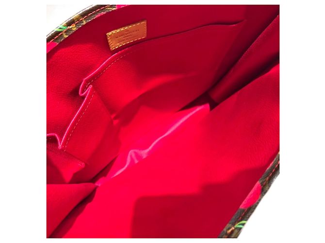 Saco Tote Louis Vuitton Monogram Cherry Sac Plat Marrom Monograma - vista 6