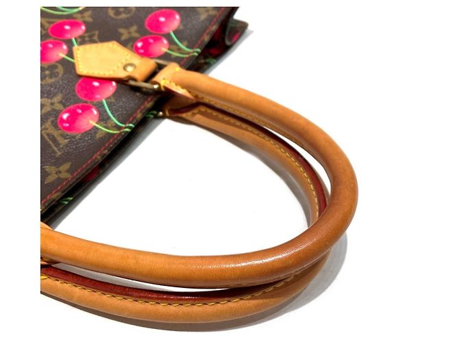 Saco Tote Louis Vuitton Monogram Cherry Sac Plat Marrom Monograma - vista 7