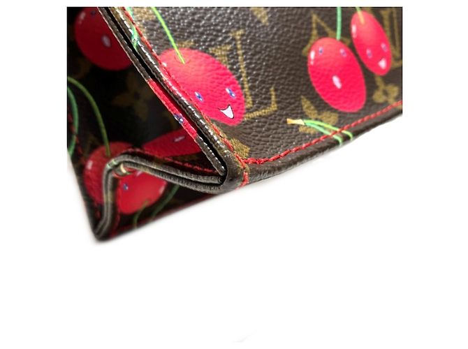 Saco Tote Louis Vuitton Monogram Cherry Sac Plat Marrom Monograma - vista 8