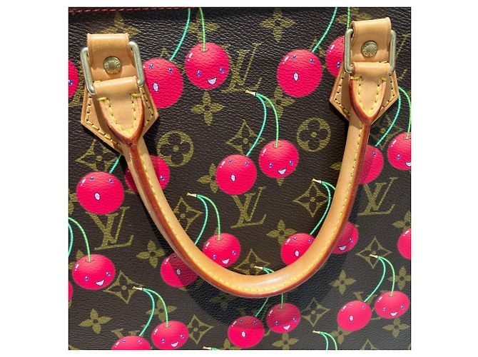 Saco Tote Louis Vuitton Monogram Cherry Sac Plat Marrom Monograma - vista 9
