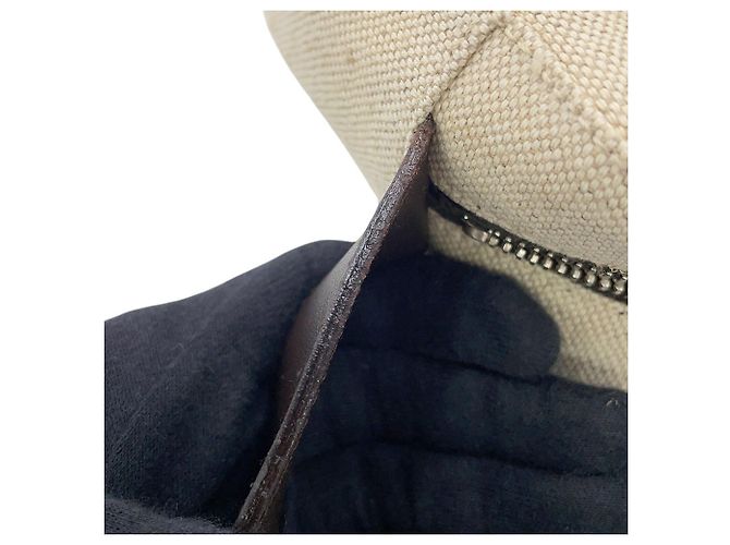 Borsa a tracolla Prada Beige Kaki in Tela Cachi - vista 10