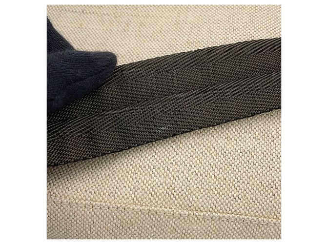 Borsa a tracolla Prada Beige Kaki in Tela Cachi - vista 12