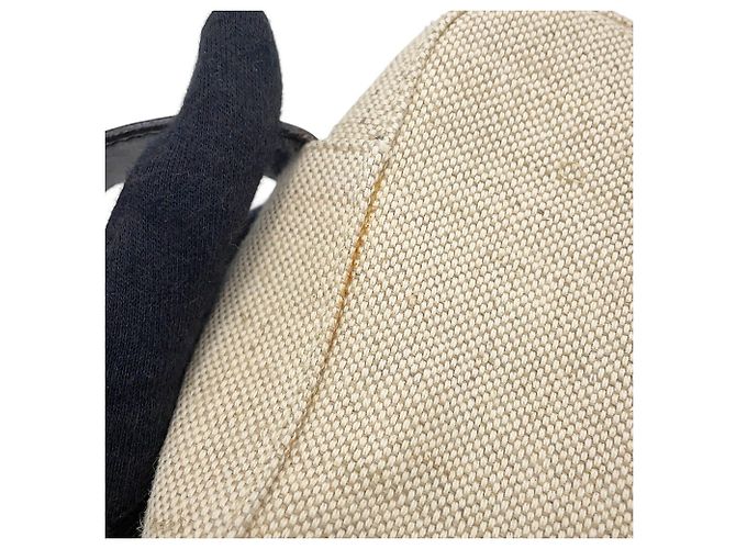 Borsa a tracolla Prada Beige Kaki in Tela Cachi - vista 9
