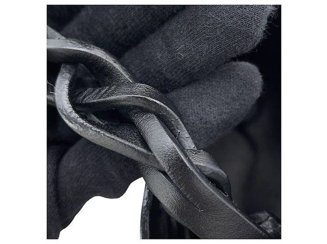 Prada Leather Shoulder Bag Black - view 10
