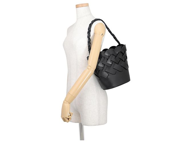Prada Leather Shoulder Bag Black - view 4