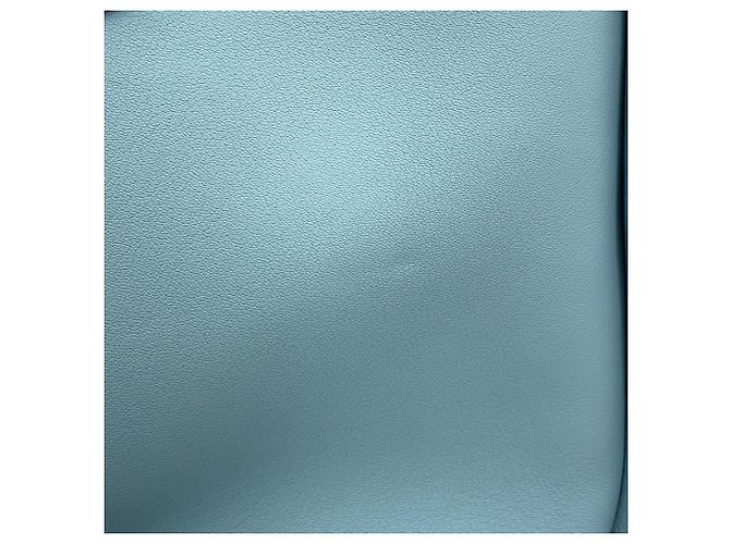 mala Loewe Hammock Small em pele de vitelo Azul - vista 8
