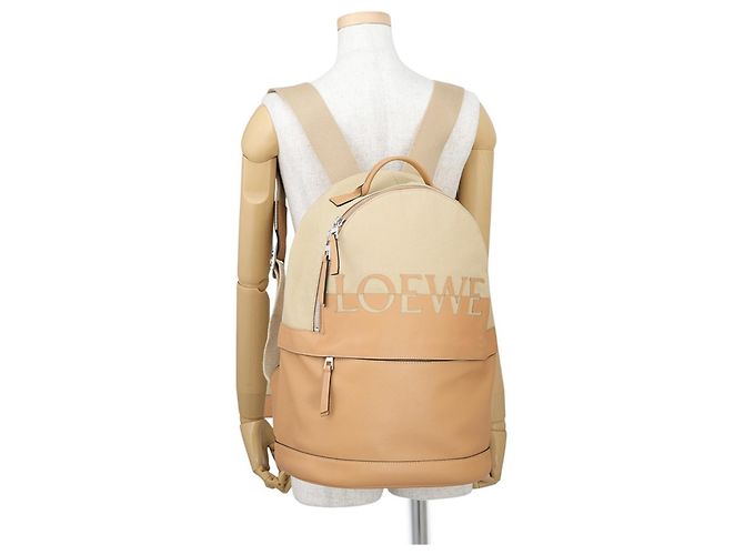 Mochila redonda Loewe Beige - vista 4