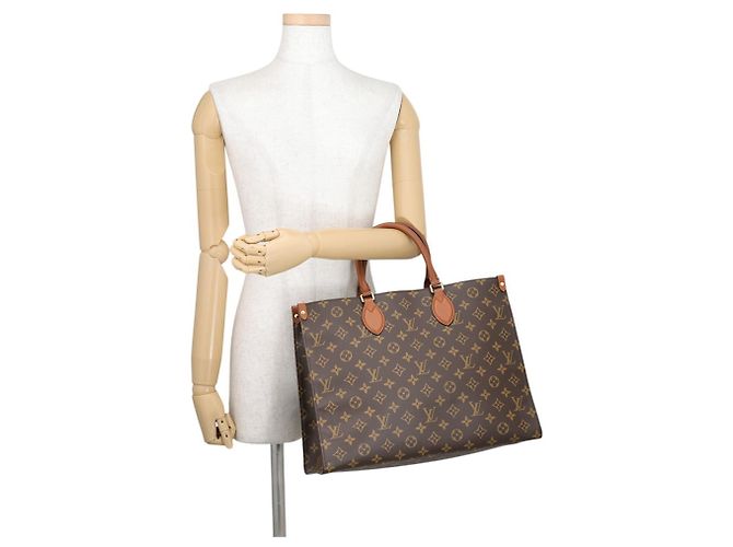 Louis Vuitton Monogram OnTheGo Organizer Tote Bag Braun - Ansicht 4