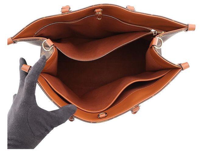 Louis Vuitton Monogram OnTheGo Organizer Tote Bag Braun - Ansicht 6