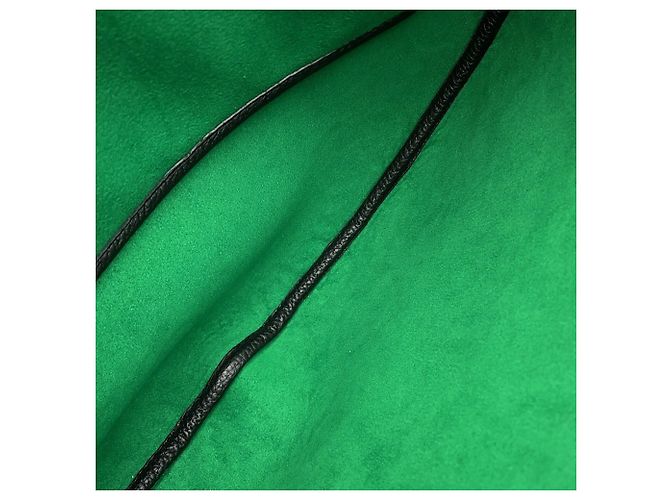 Borsa a tracolla in pelle Gucci Jumbo GG Sherry Line Nero - vista 7