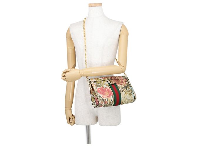 Borsa a tracolla Gucci Ophidia Flora Multicolore - vista 5