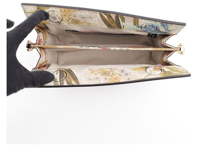 Borsa a tracolla Gucci Ophidia Flora Multicolore - vista 7