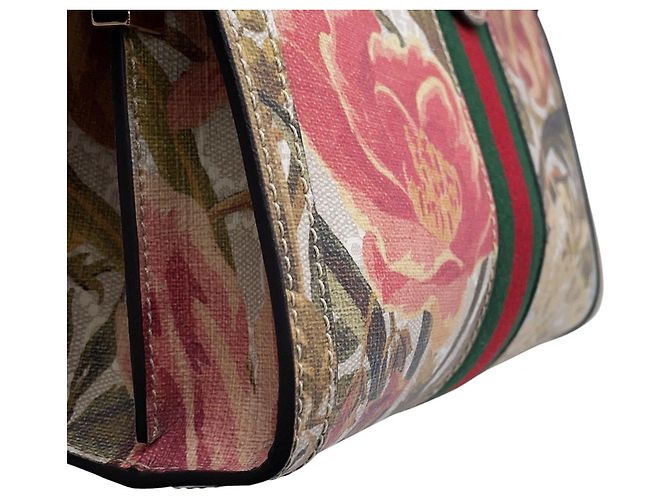 Borsa a tracolla Gucci Ophidia Flora Multicolore - vista 9