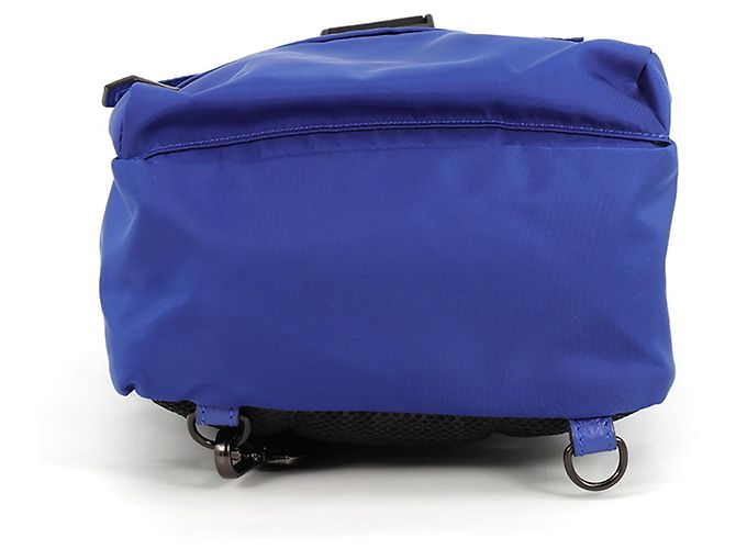 Borsa a tracolla Fendi Body Bag Fendiness 7VZ067 Nero Blu - vista 4
