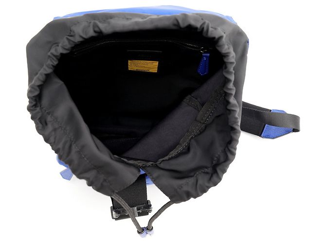 Borsa a tracolla Fendi Body Bag Fendiness 7VZ067 Nero Blu - vista 6