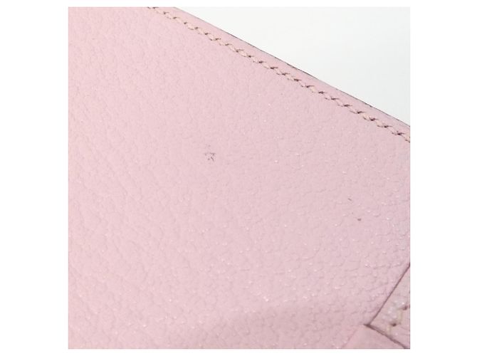 Hermès Hermes Bearn Soufflé langes Portemonnaie Pink - Ansicht 4