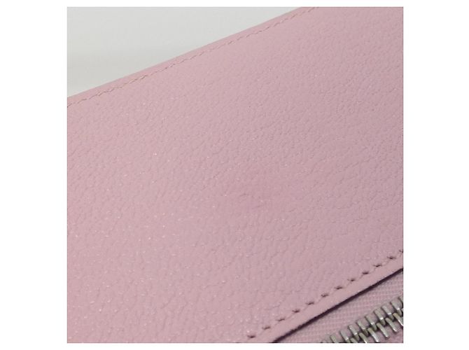 Hermès Hermes Bearn Soufflé langes Portemonnaie Pink - Ansicht 8
