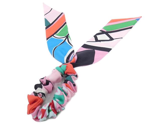 Hermès Hermes Bella Chouchou Seiden-Scrunchie Rosa Pink - Ansicht 2