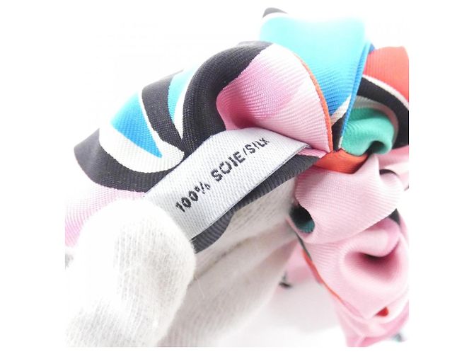 Hermès Hermes Bella Chouchou Seiden-Scrunchie Rosa Pink - Ansicht 3