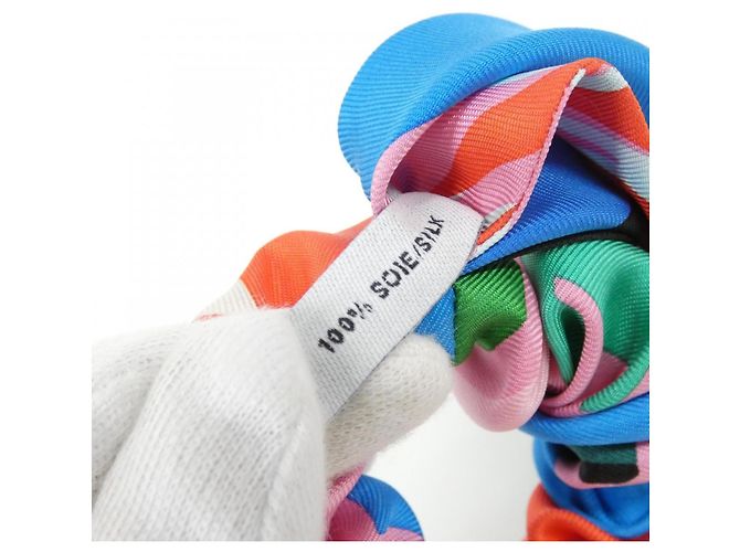 Hermès Hermes Bella Seiden-Scrunchie Pink - Ansicht 4