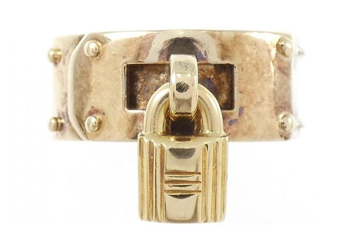 Ring Anello Hallmark Hermès Argento D'oro - vista 2