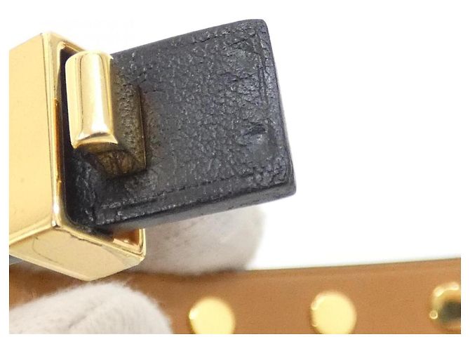 Hermès Bracciale Hermes Mini Dog Clou Long Nero D'oro - vista 4