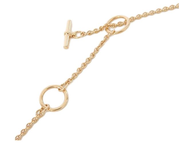 Hermès Collana Hermes Mini Maillon PM D'oro Arancione - vista 5