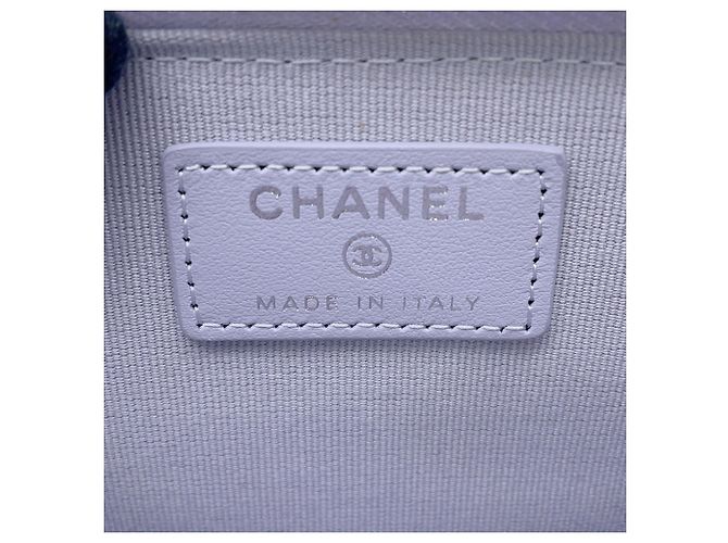Portamonete Chanel Matelassé in vitello viola Porpora - vista 8