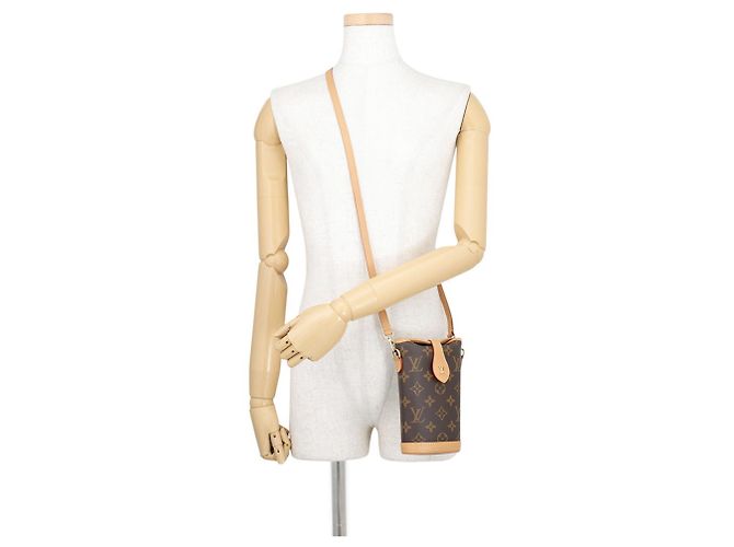 Louis Vuitton Monogram Fold Me Schultertasche Braun - Ansicht 4
